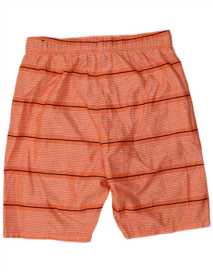 HURLEY Pantaloni scurti de baie pentru baieti 10-11 ani poliester cu dungi portocalii