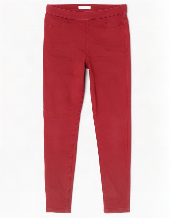 Blugi jegging pentru femei Marks & Spencer UK 12 Medium W30 L28 Bumbac roșu