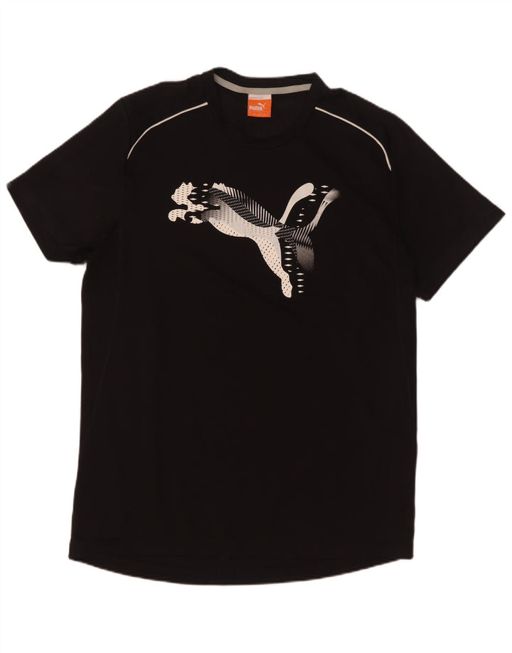 Tricou grafic Puma pentru bărbați Top mare poliester negru