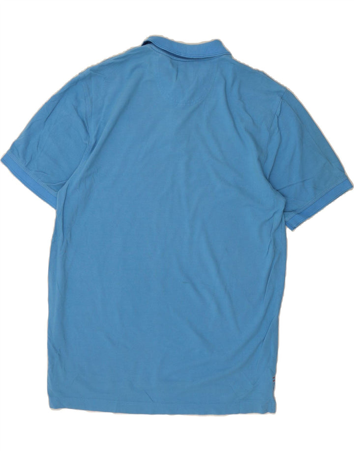 IZOD Mens Polo Shirt Large Blue Cotton Vintage Izod and Second-Hand Izod from Messina Hembry 