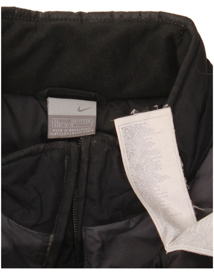 Jachetă Windbreaker pentru băieți Nike 13-14 ani XL Negru Colorblock Nylon