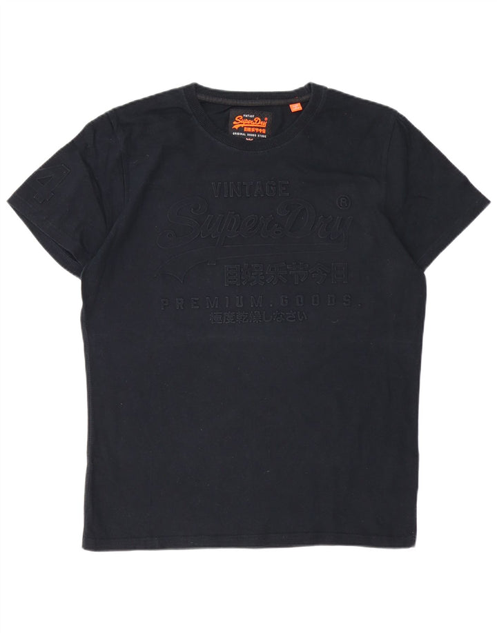 Tricou grafic pentru bărbați SUPERDRY Top XL bumbac negru