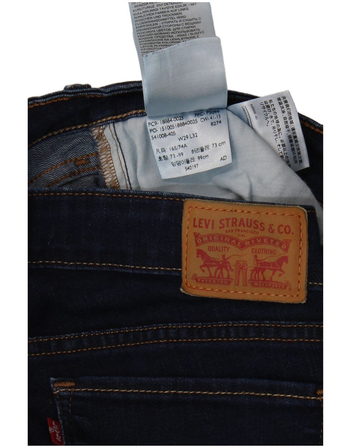 Blugi Levi's 712 Slim pentru femei W29 L32 Bumbac bleumarin