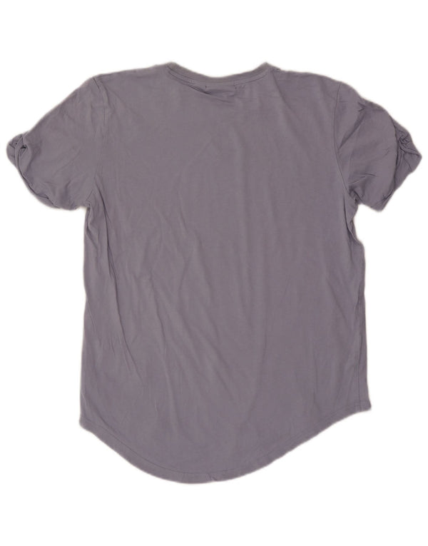 Tricou Calvin Klein Jeans pentru bărbați Top mare din bumbac violet