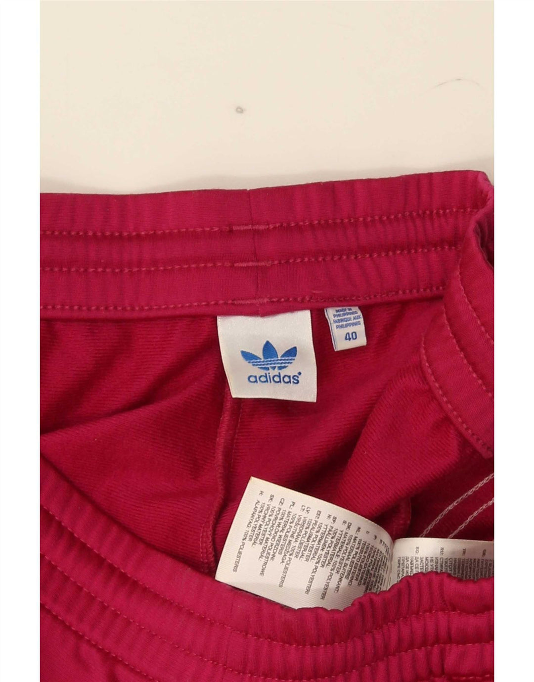 Pantaloni de trening Adidas pentru femei Joggeri EU 40 Poliester roz mediu