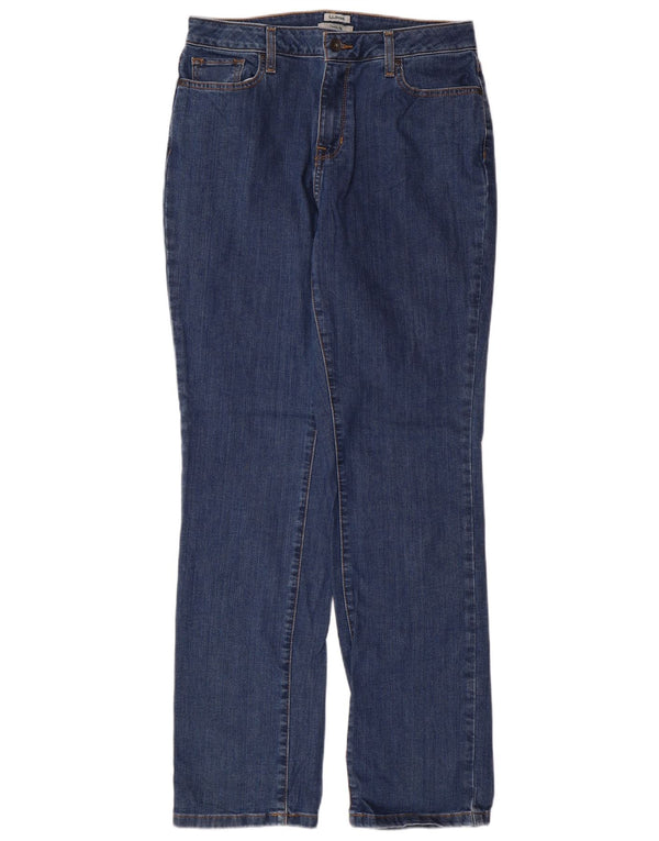 Blugi drepti pentru femei L.L.BEAN, cu ajustare clasică, US 12, mare, W32, L32, bumbac albastru