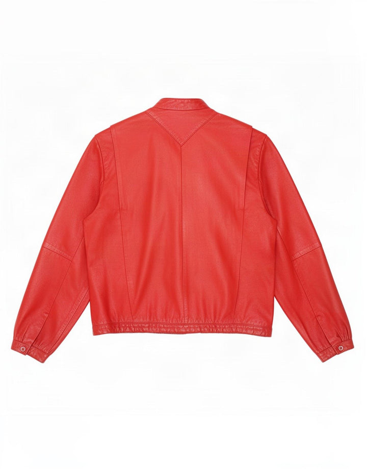 Geacă de piele pentru femei Beged-Or UK 16 Large Red