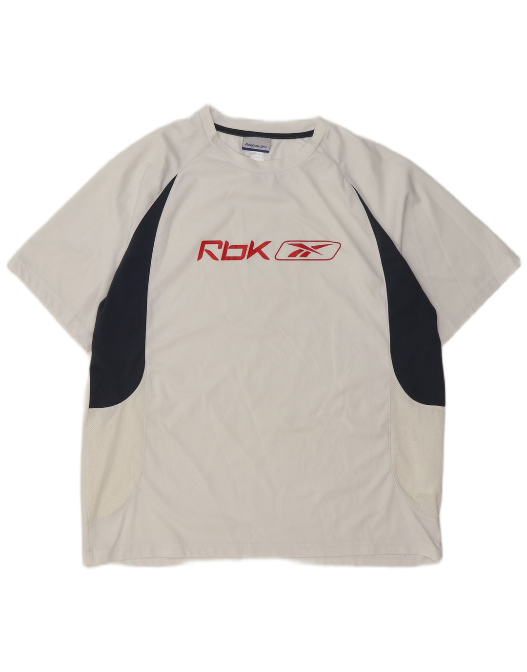 Tricou grafic REEBOK pentru bărbați Top XL, alb, bloc de culoare