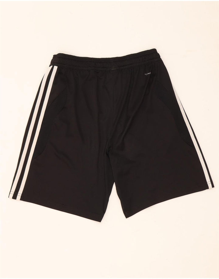 Pantaloni scurți sport adidas Climalite pentru băieți 13-14 ani poliester negru