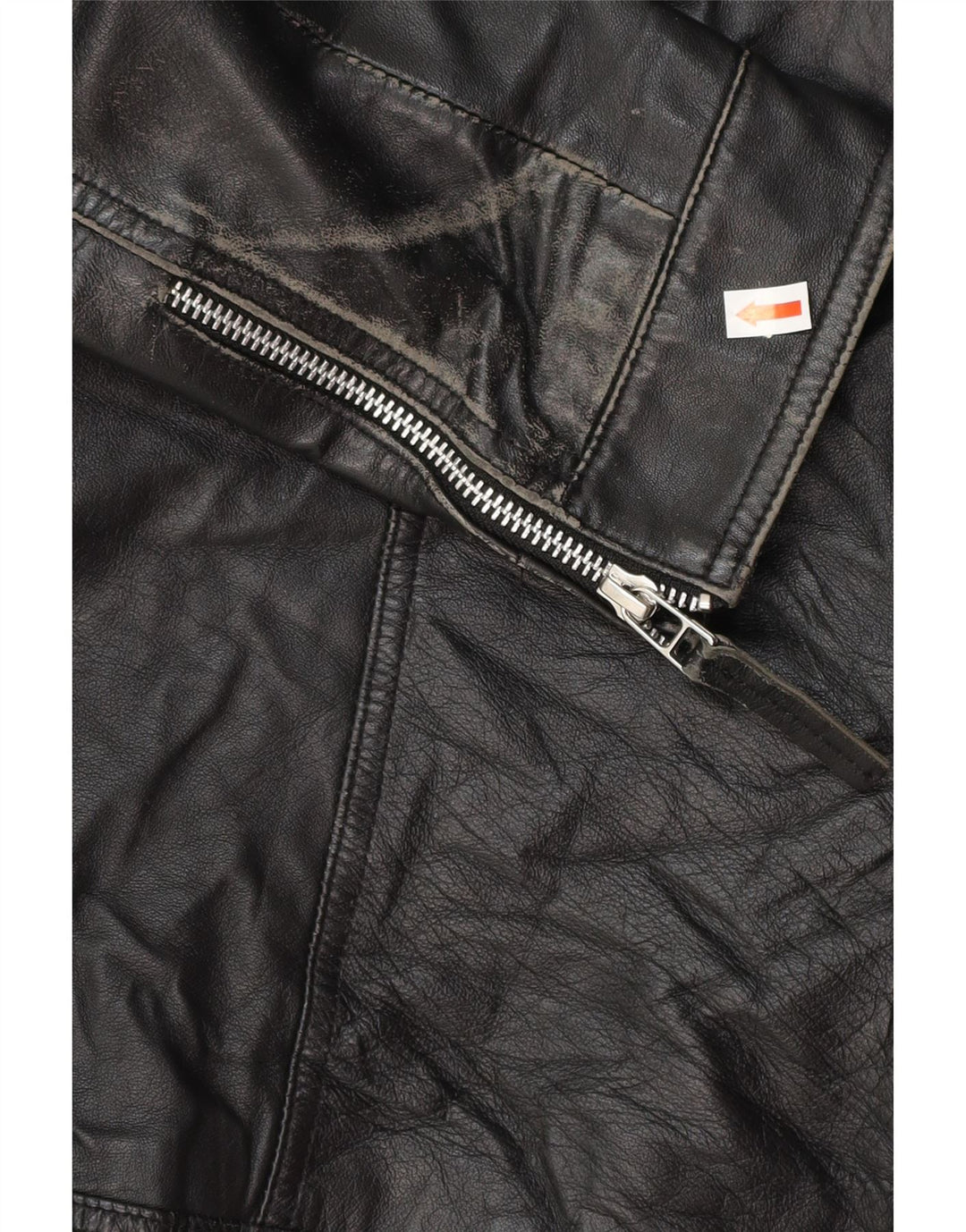 Geacă din piele pentru motociclist pentru femei Isaco & Kawa IT 44 Piele Neagră Medie