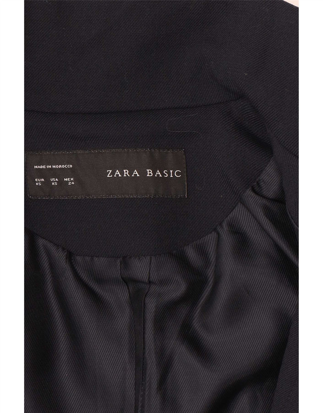 Pardesiu pentru femei Zara UK 6 XS Bleumarin