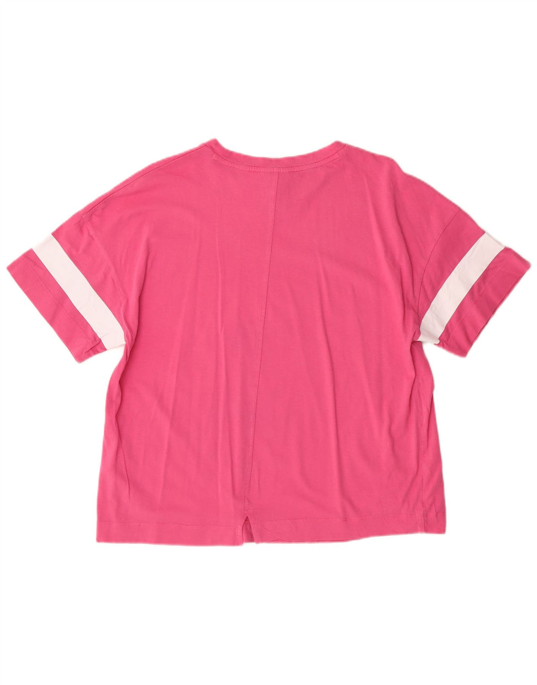 DIADORA Tricou Femei Top UK 14 Medium Pink Striped Bumbac