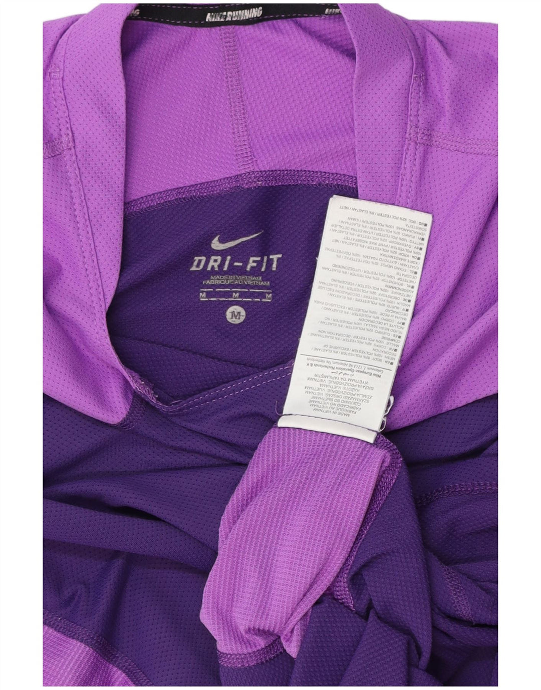 Tricou Nike Dri Fit pentru femei Top UK 12 Medium Purple Colorblock Poliester