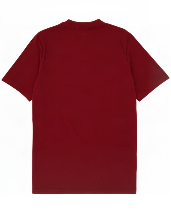 Tricou grafic pentru bărbați Adidas Top Medium Burgundy Bumbac