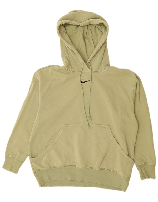 Pulover supradimensionat pentru femei Nike UK 6 XS bumbac verde