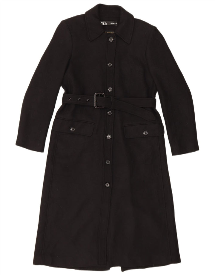 Pardesiu pentru femei Zara UK 14 Medium Negru Lână
