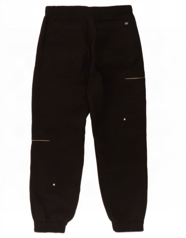 Pantaloni de jogging crop pentru femei Zara Pantaloni cargo mari L30 L26 Negri