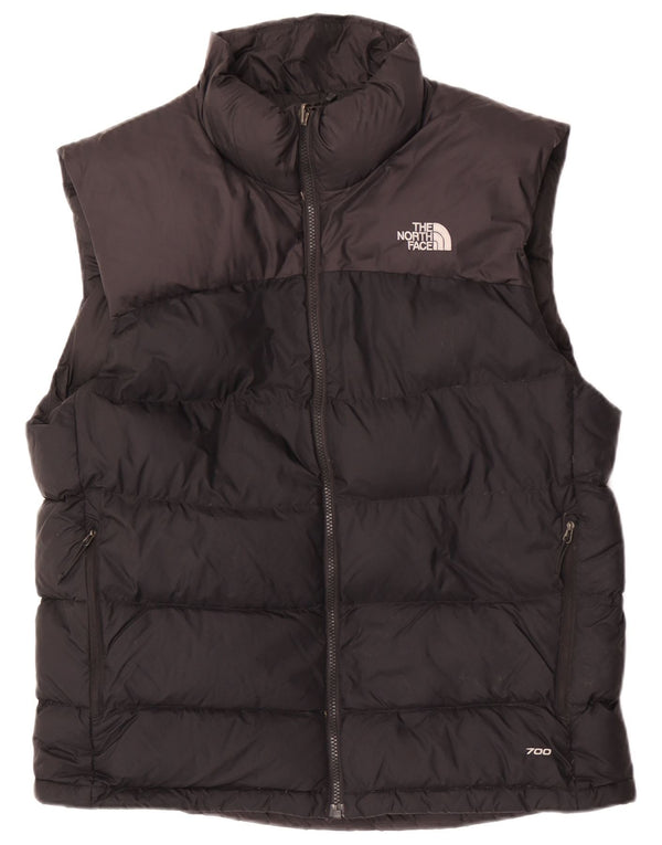 The North Face Mens Padded Gilet UK 40 Large Black Colorblock Nylon