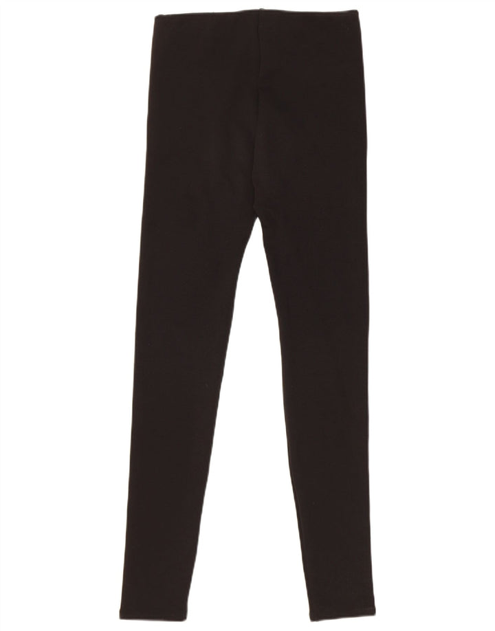 Leggings pentru femei Zara UK 8, poliester negru mic