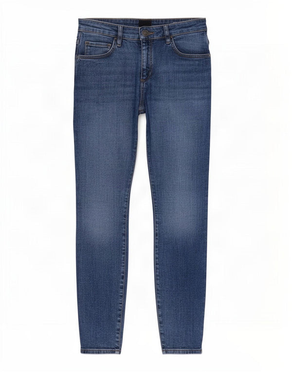 Massimo Dutti Blugi skinny pentru femei cu talie medie EU 38 Mici W28 L28 Bumbac albastru