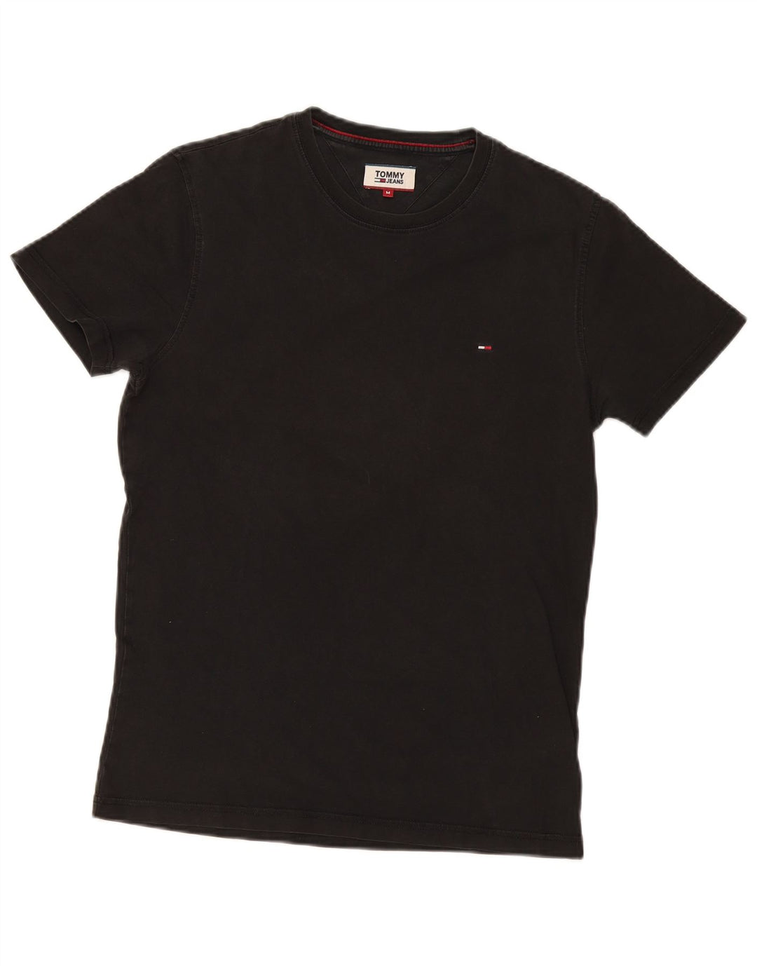Tricou pentru bărbați Tommy Hilfiger Top mediu negru bumbac