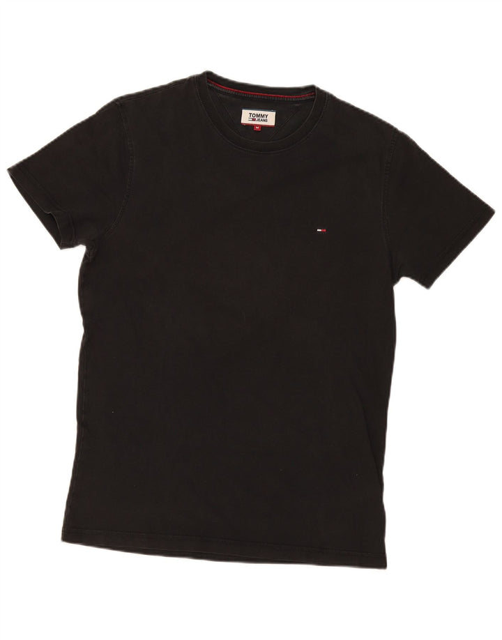 Tricou pentru bărbați Tommy Hilfiger Top mediu negru bumbac