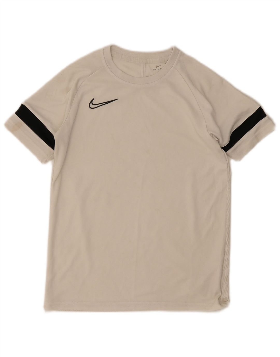 Tricou pentru băieți Nike Top 12-13 ani Poliester alb mare