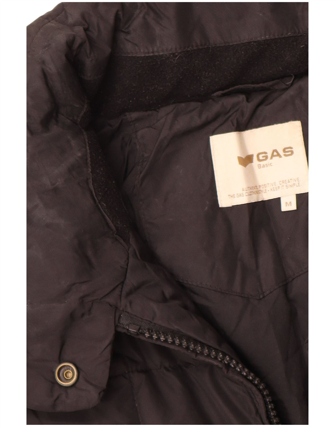 Jachetă căptușită pentru femei Gas UK 14 Medium Black Poliamidă