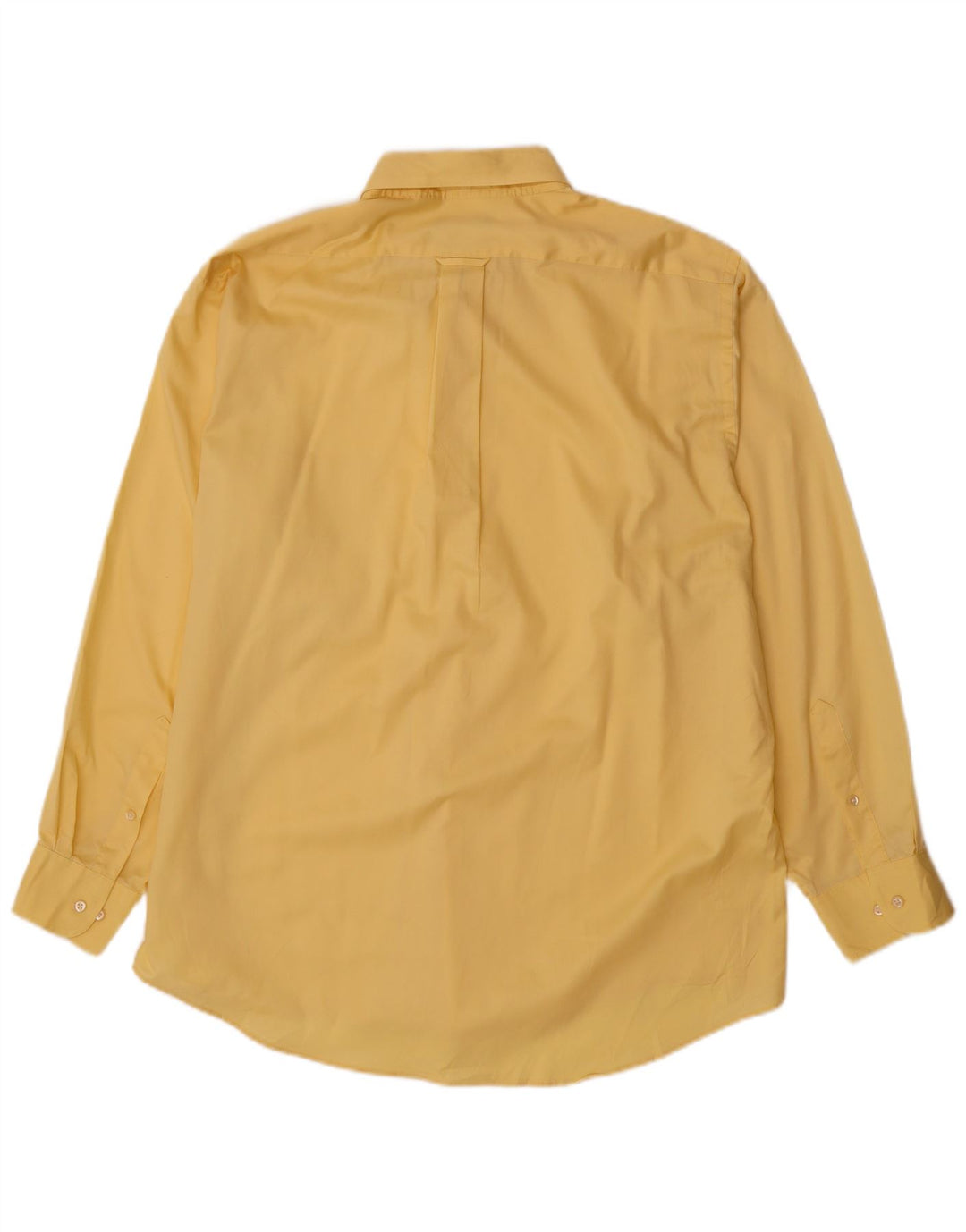 IZOD Mens Regular Fit Shirt Size 17 1/2 XL Yellow Cotton