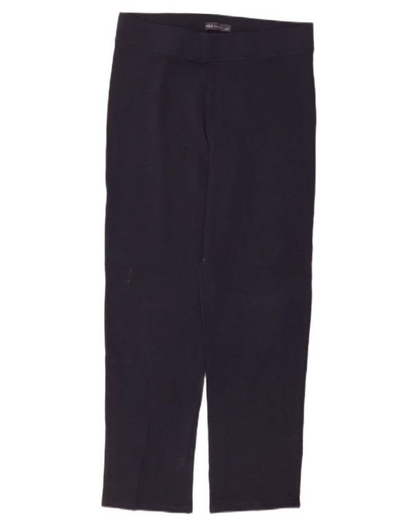 Pantaloni de trening pentru femei Marks & Spencer UK 14 Large W34 L30 Bleumarin
