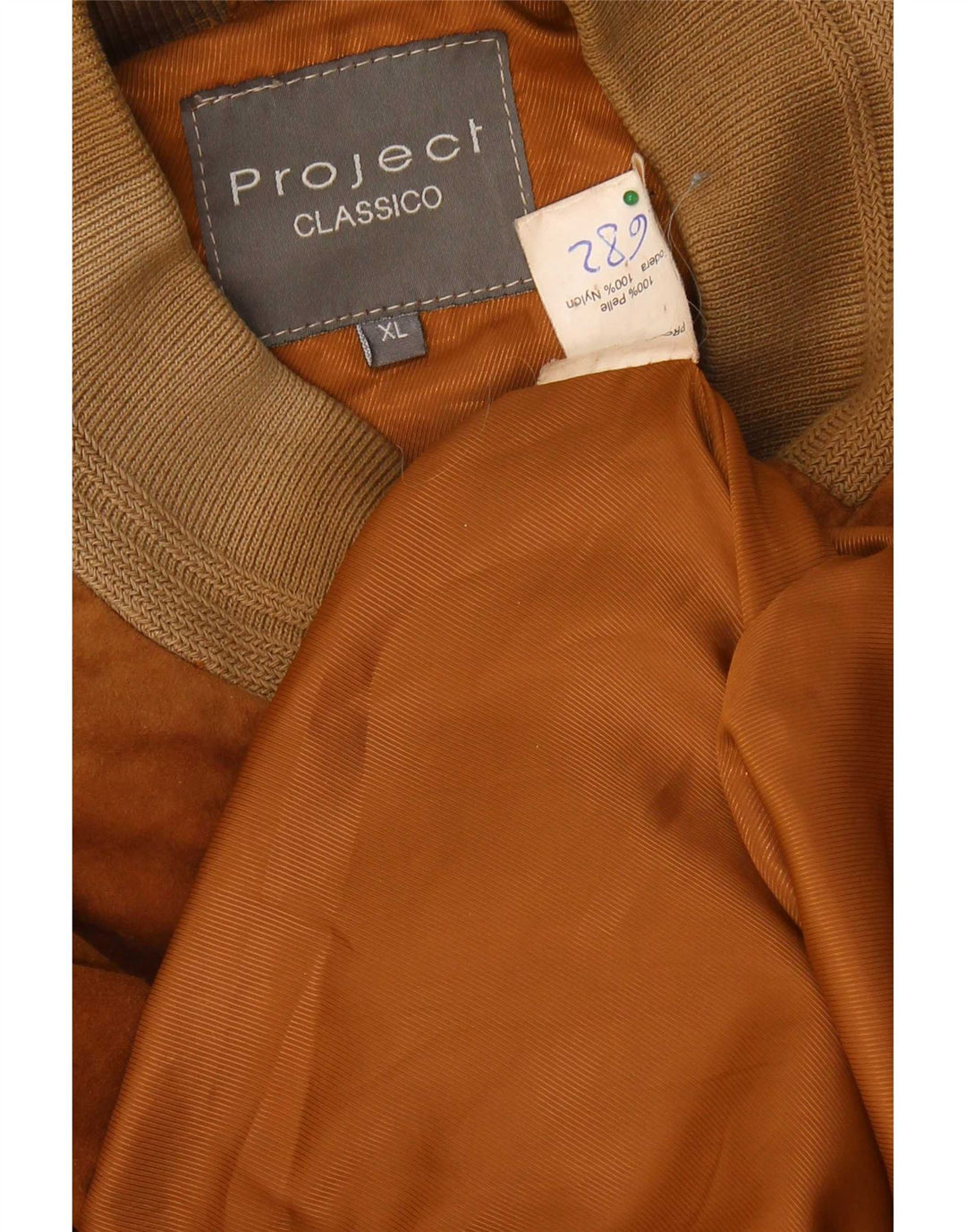 Bomber pentru bărbați Project Classico din piele intoarsa UK 42 XL din piele maro