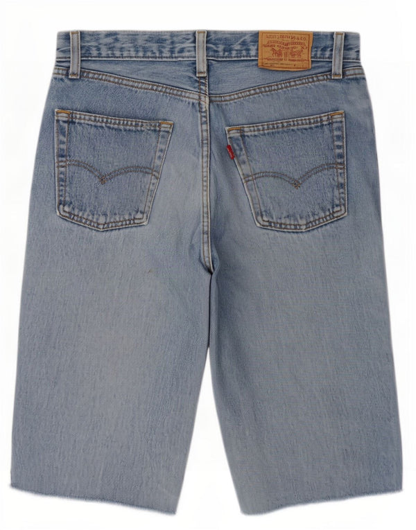 Pantaloni scurți Levi's 901 Denim Medium W31 Blue Bumbac