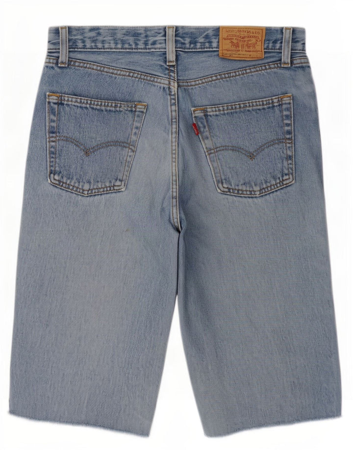 Pantaloni scurți Levi's 901 Denim Medium W31 Blue Bumbac