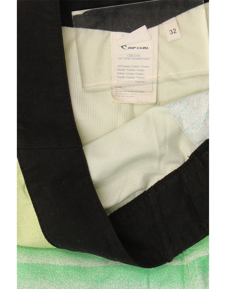 Pantaloni scurți de înot Rip Curl pentru bărbați, poliester cu dungi multicolore medii