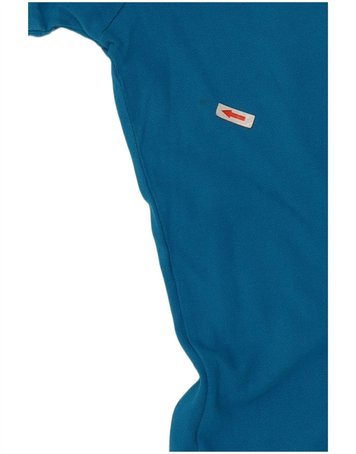 Tricou polo pentru bărbați Superdry, bumbac albastru mediu