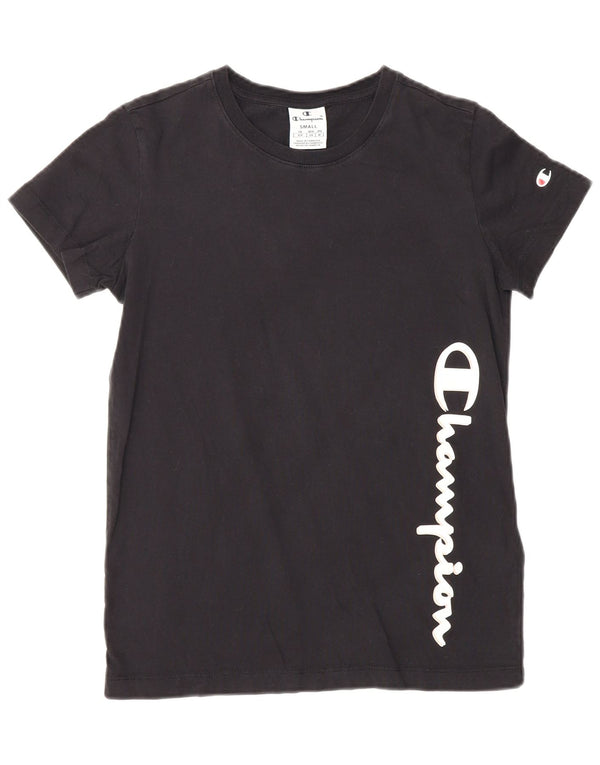 Tricou grafic Champion pentru femei Top UK 10 Small Black