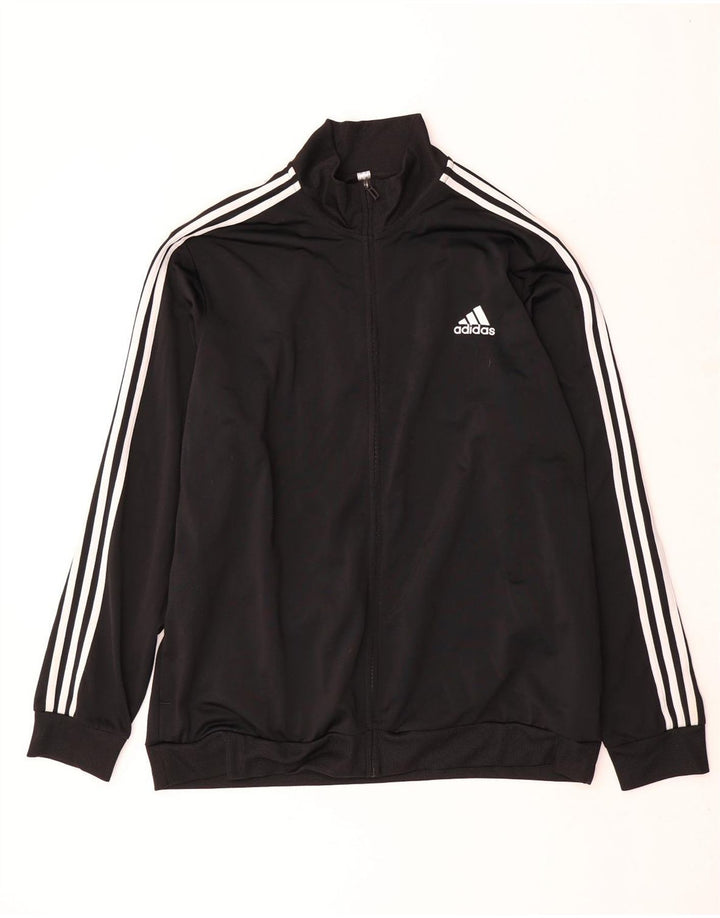 Jachetă de trening pentru bărbați Adidas UK 52/54 2XL Poliester negru