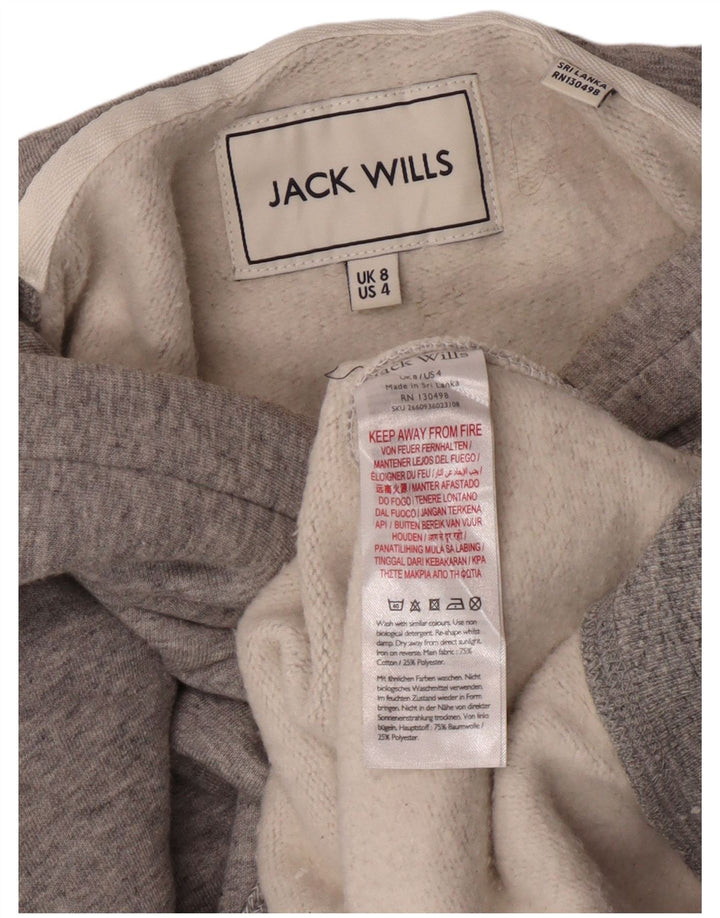 Pulover Jack Wills pentru femei, UK 8, bumbac gri mic