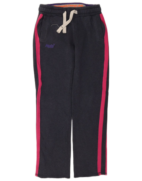 Pantaloni de trening Superdry Classic Fit pentru femei UK 10 Small, gri, colorblock