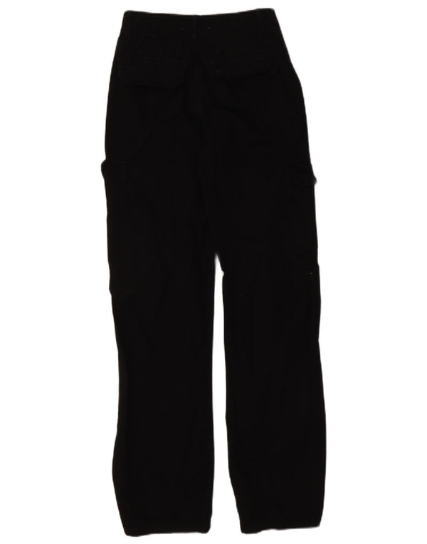 Pantaloni cargo drepti pentru femei Zara EU 32 2XS W22 L29 bumbac negru