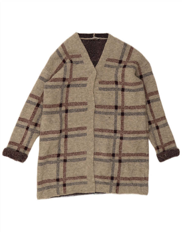 Pulover cardigan cu paragate pentru femei Marks & Spencer UK 16, mare, gri