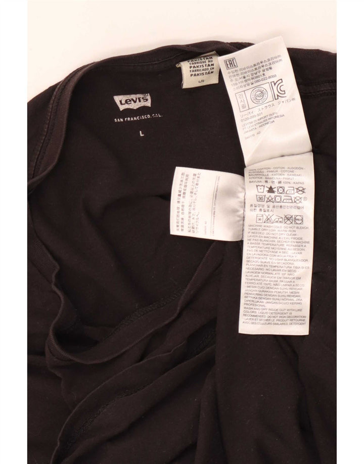 Tricou grafic Levi's pentru femei Top UK 14 Large Black