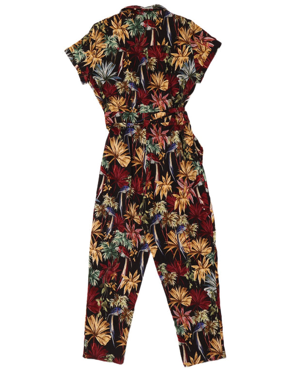 Salopetă pentru femei Zara UK 14 Medium Multicolor Floral Hawaiian
