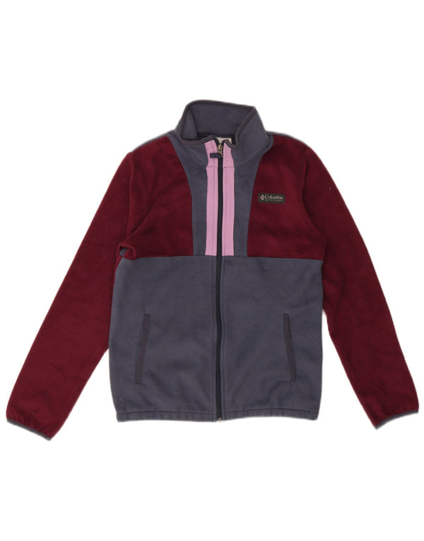 Jachetă fleece Columbia pentru fete 14-15 ani, mare, bordeaux
