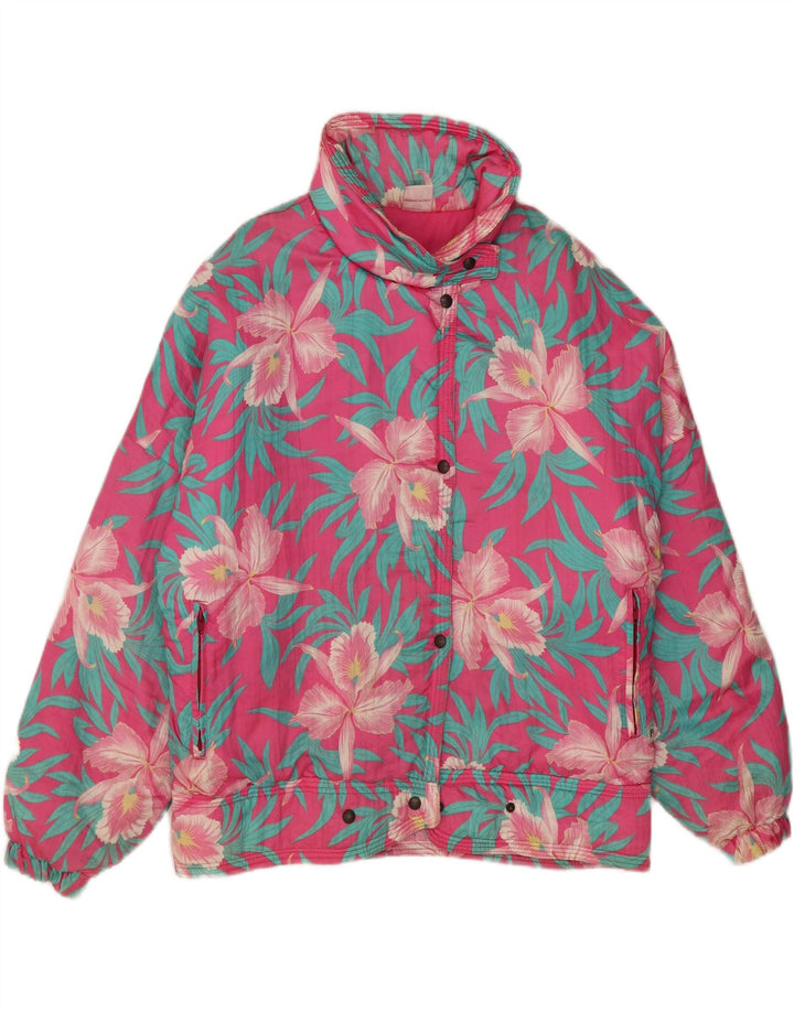 Jachetă de vânt pentru femei Peralp UK 18 XL roz floral