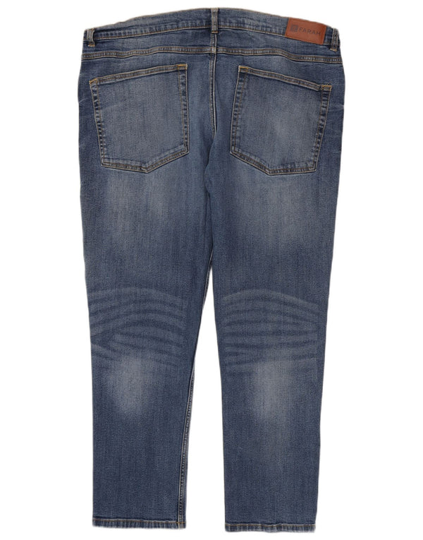 Blugi pentru bărbați Farah Slim W40 L30 Bumbac albastru