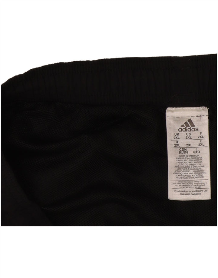 Pantaloni scurți sport pentru bărbați Adidas 2XL, nailon negru