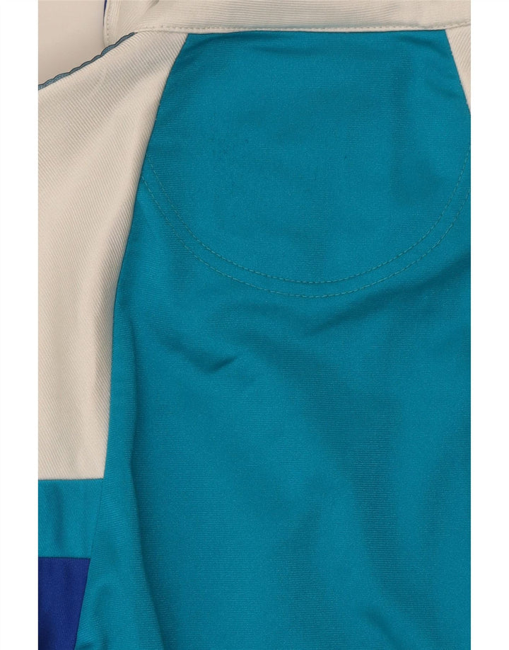 Jachetă de top pentru trening grafic Asics pentru bărbați IT 44 XS, albastru, bloc de culoare