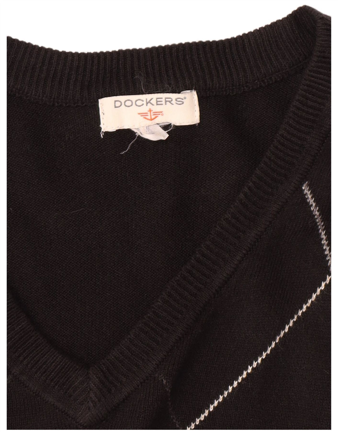 Dockers Vest pentru bărbați Tank Top XL Negru Argyle/Diamond