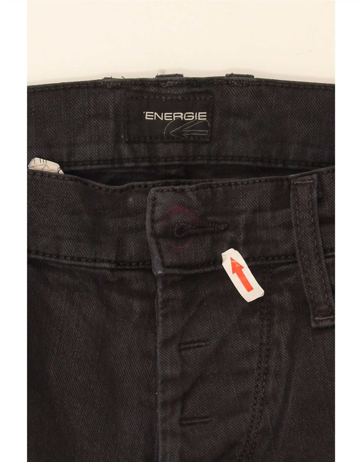 Blugi subțiri pentru femei Energie L32 L36 bumbac negru